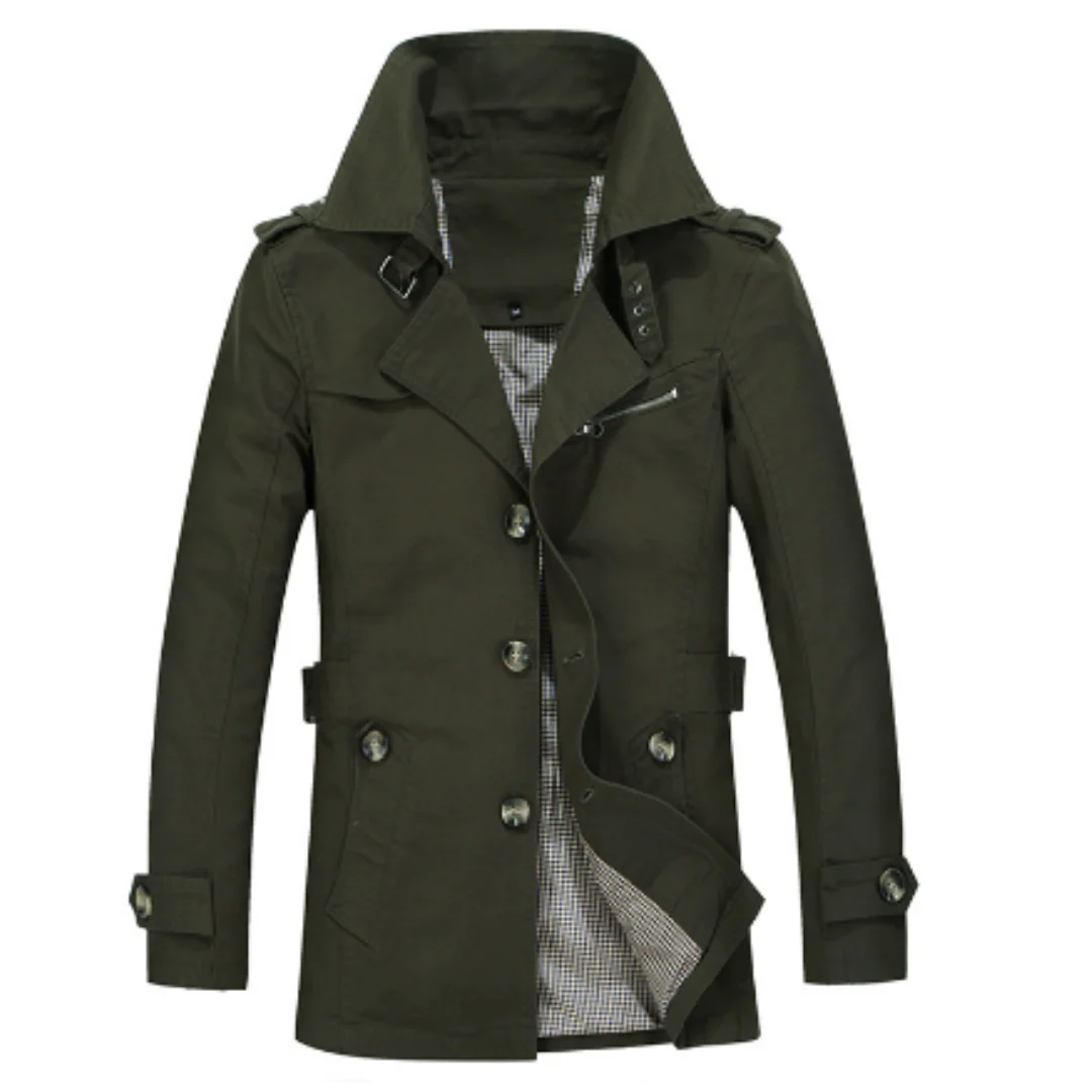 Eleganter Trenchcoat fĂĽr Herren - Image 4