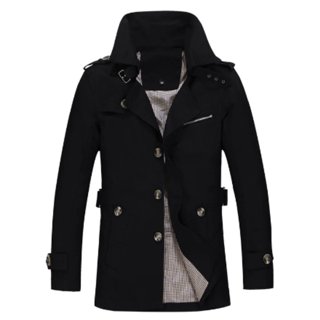 Eleganter Trenchcoat fĂĽr Herren - Image 5