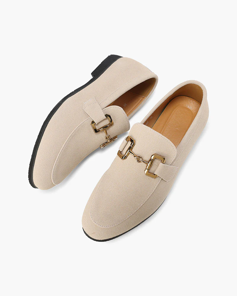 Elias | Lässige Herrenloafers aus Wildleder mit einem eleganten Metallelement - Image 8