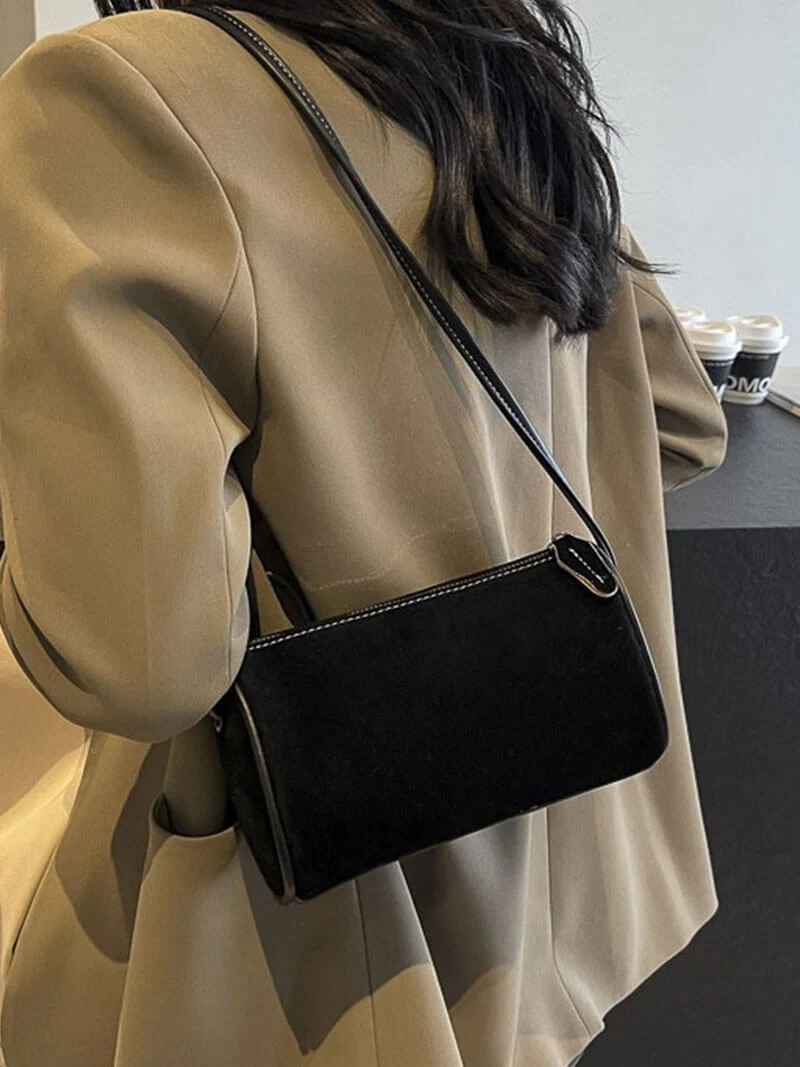 Emily | Elegante Schultertasche aus Wildleder - Image 5