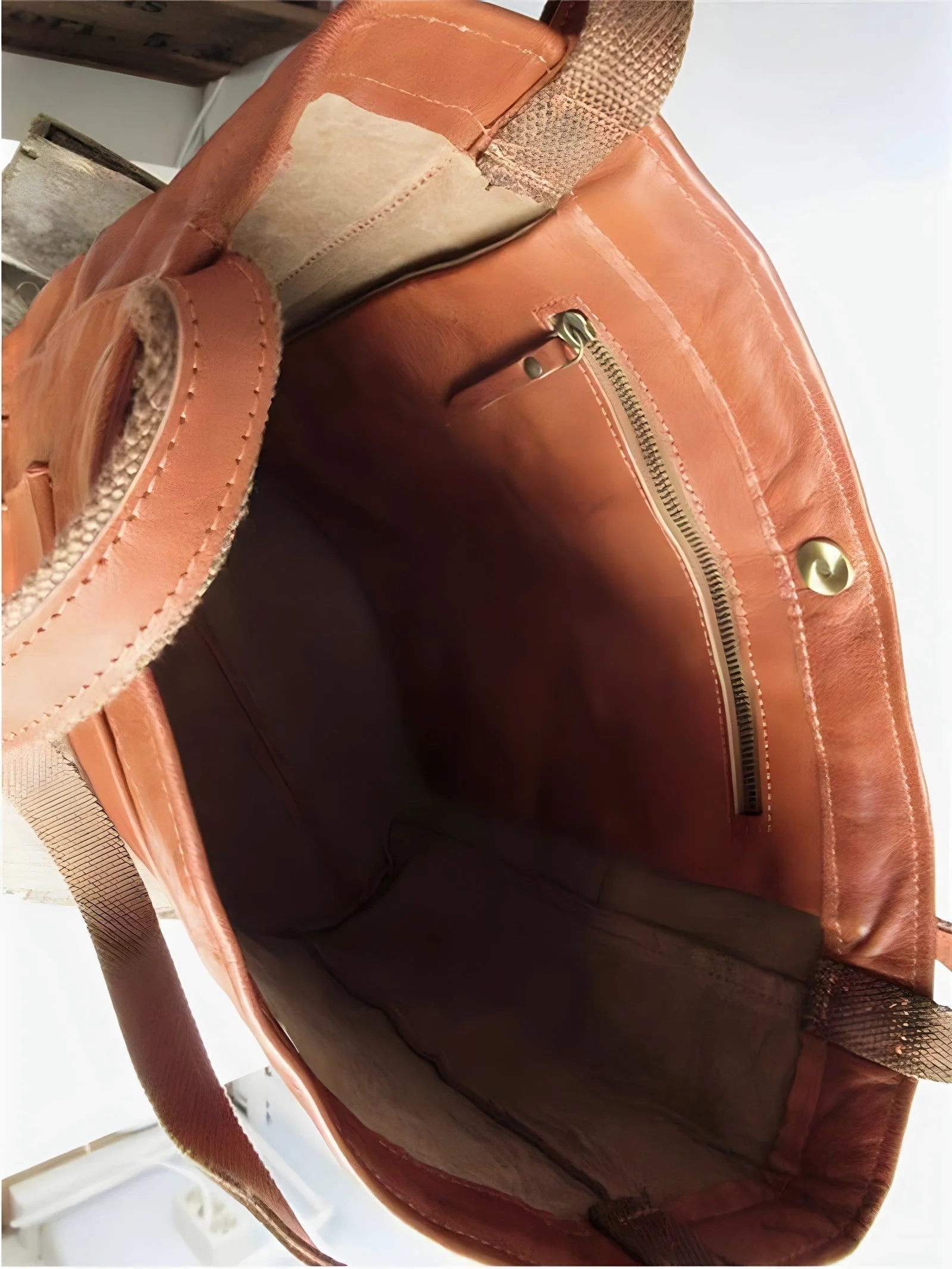 Emma™ Handgefertigte stilvolle Lederhandtasche - Image 3