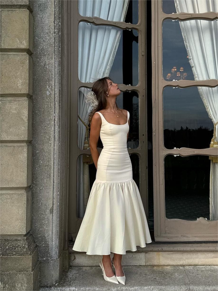 Evelyn | Elegantes Rüschens Maxikleid für Stilvolle Anlässe - Image 2