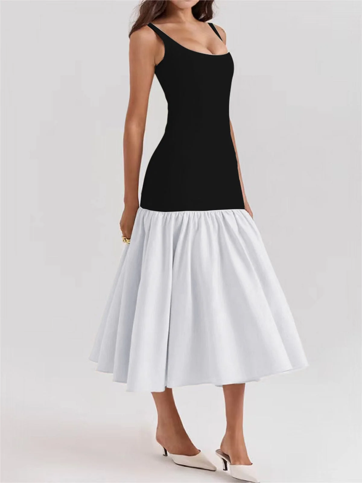 Evelyn | Elegantes Rüschens Maxikleid für Stilvolle Anlässe - Image 8