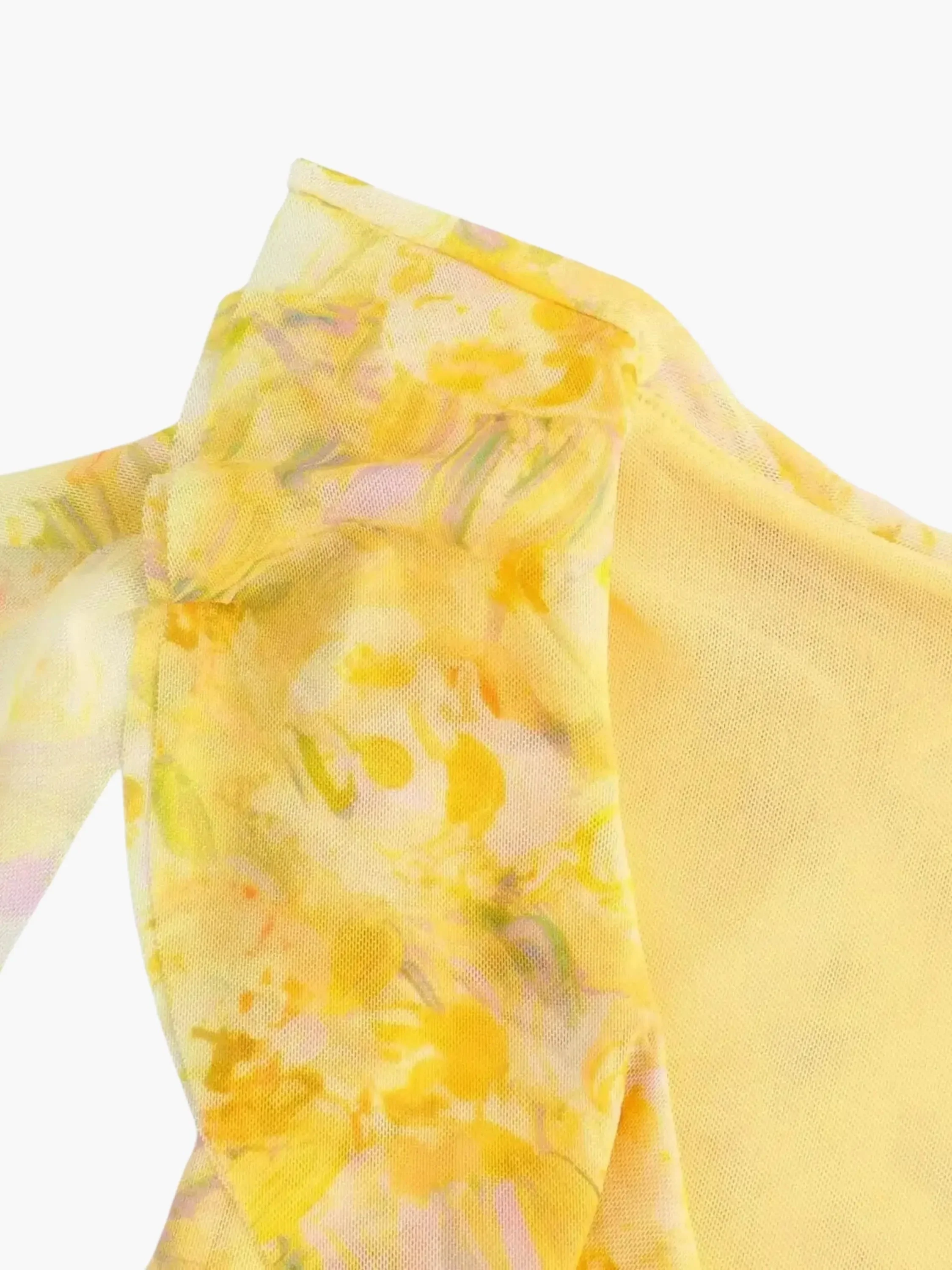 Fenja | Blumenminikleid mit Rüschendetails - Image 7