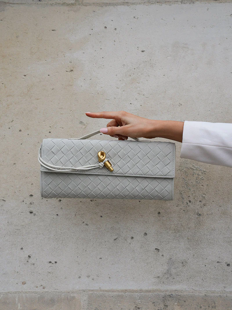 Finja | Geflochtene Clutch aus Kunstleder - Image 7