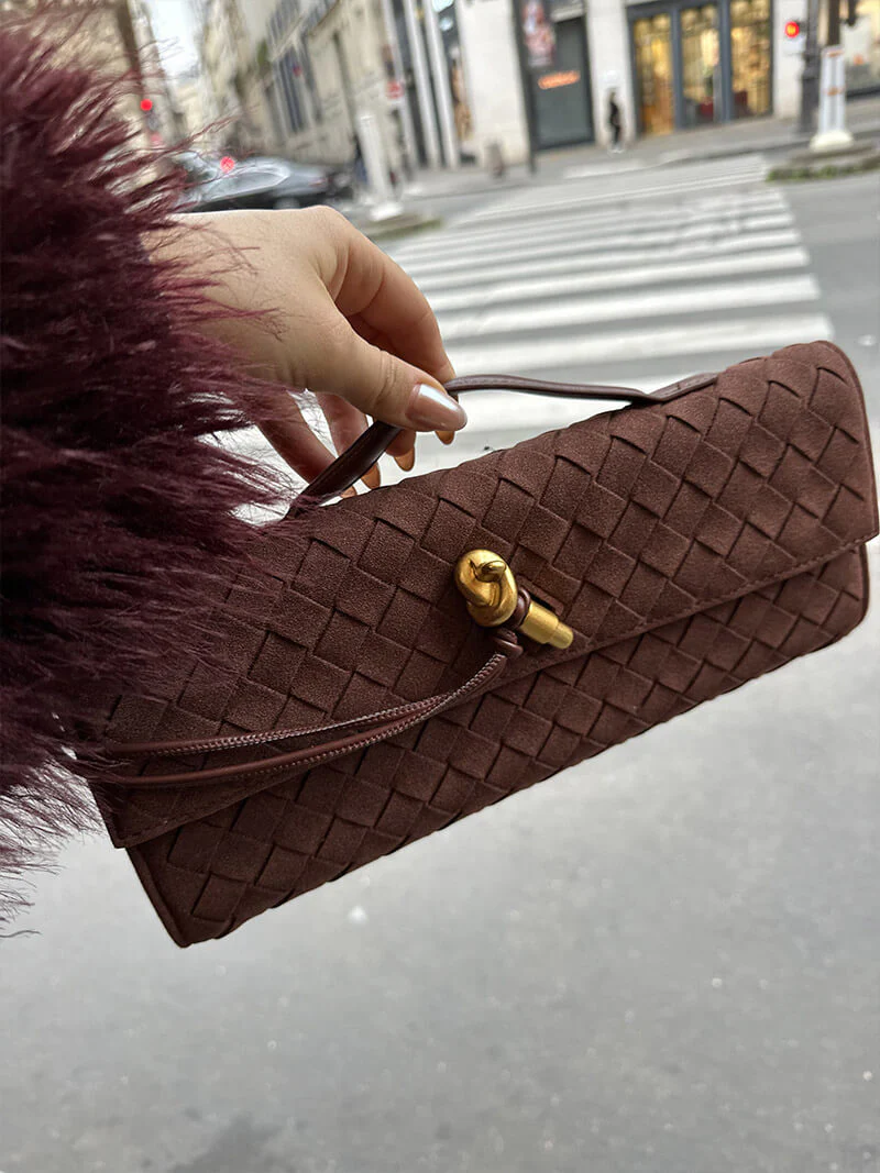 Finja | Geflochtene Clutch aus Kunstleder - Image 9