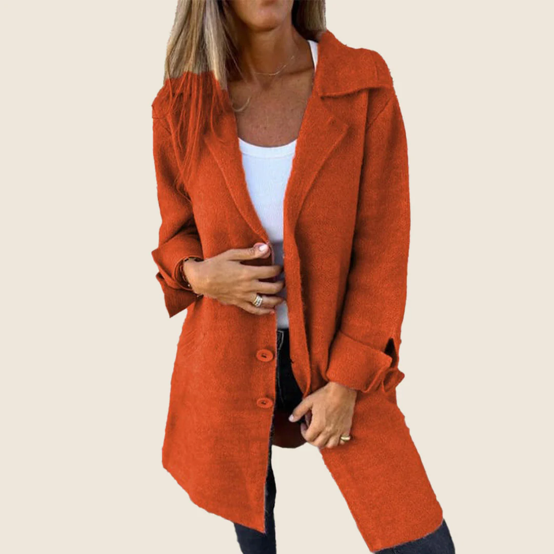 Frankie | Lässiger Oversized-Mantel mit Revers - Image 4