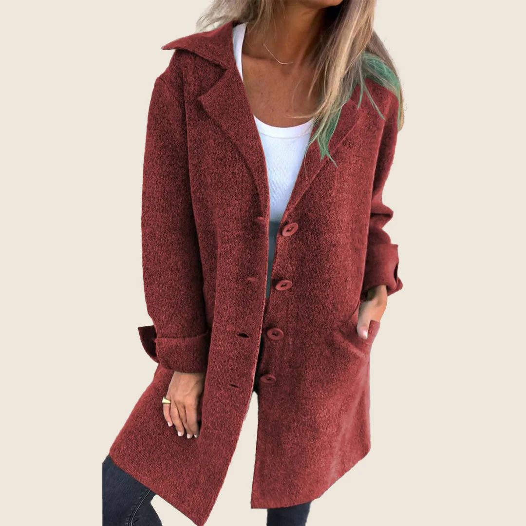 Frankie | Lässiger Oversized-Mantel mit Revers - Image 6