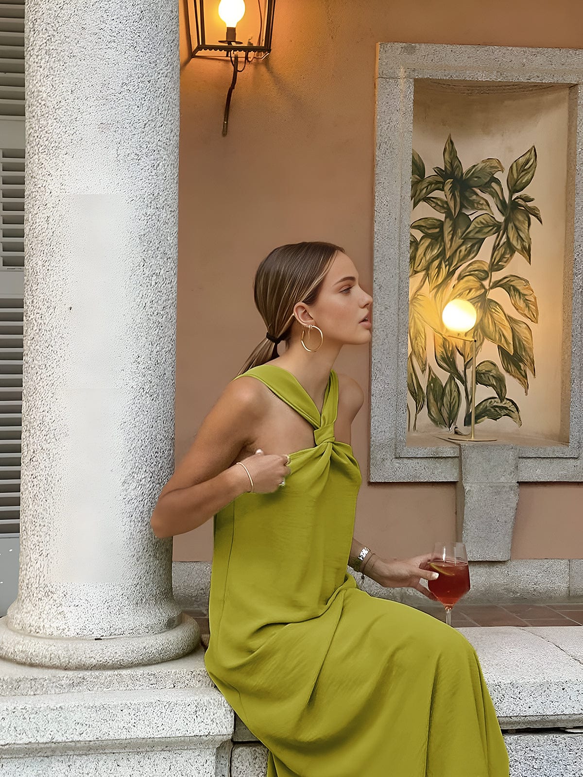 Franziska | Elegantes Haltermaxi-Kleid für stilvolle Auftritte - Image 2