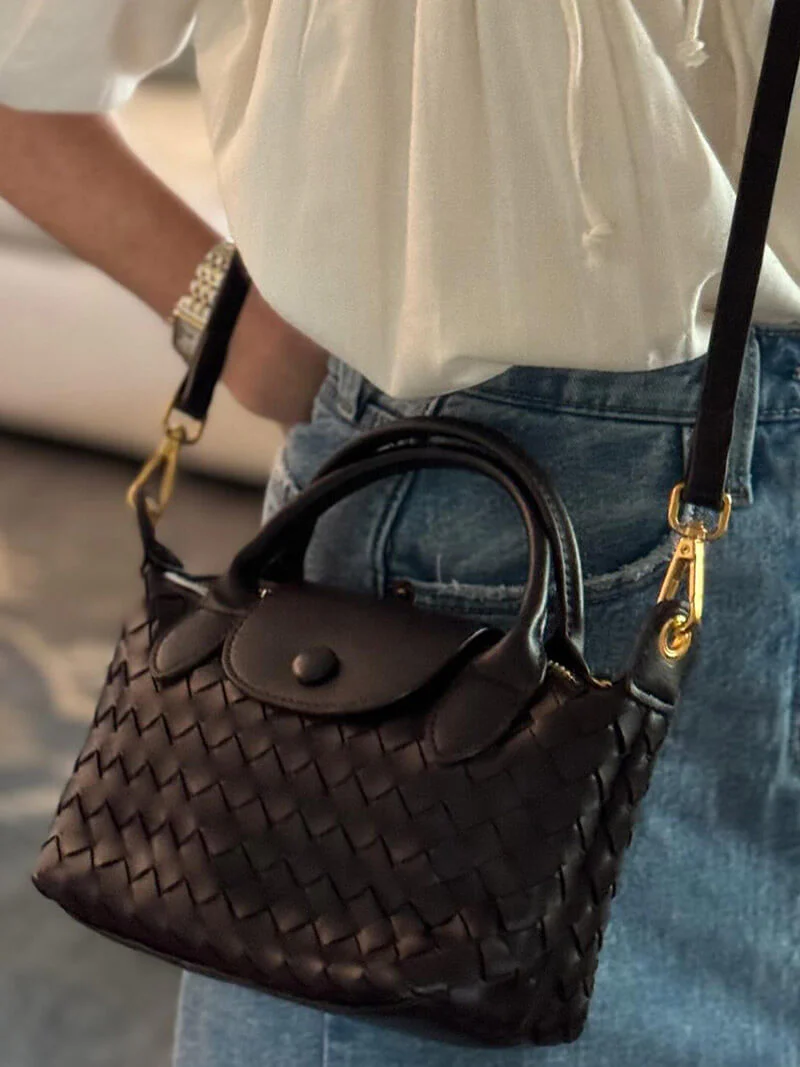 Gemma | Geflochtene Mini-Tasche aus Kunstleder - Image 2