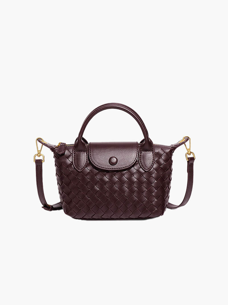 Gemma | Geflochtene Mini-Tasche aus Kunstleder - Image 5