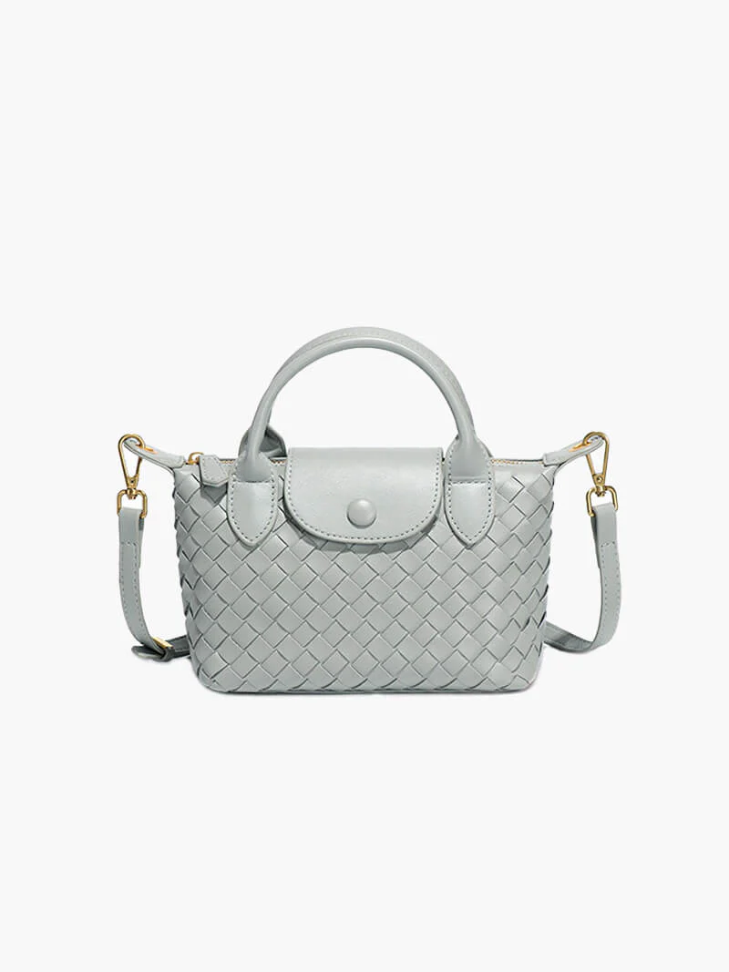 Gemma | Geflochtene Mini-Tasche aus Kunstleder - Image 8