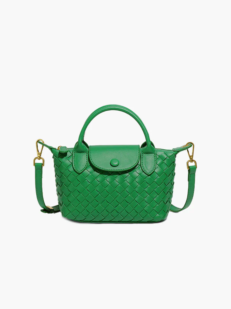 Gemma | Geflochtene Mini-Tasche aus Kunstleder - Image 9