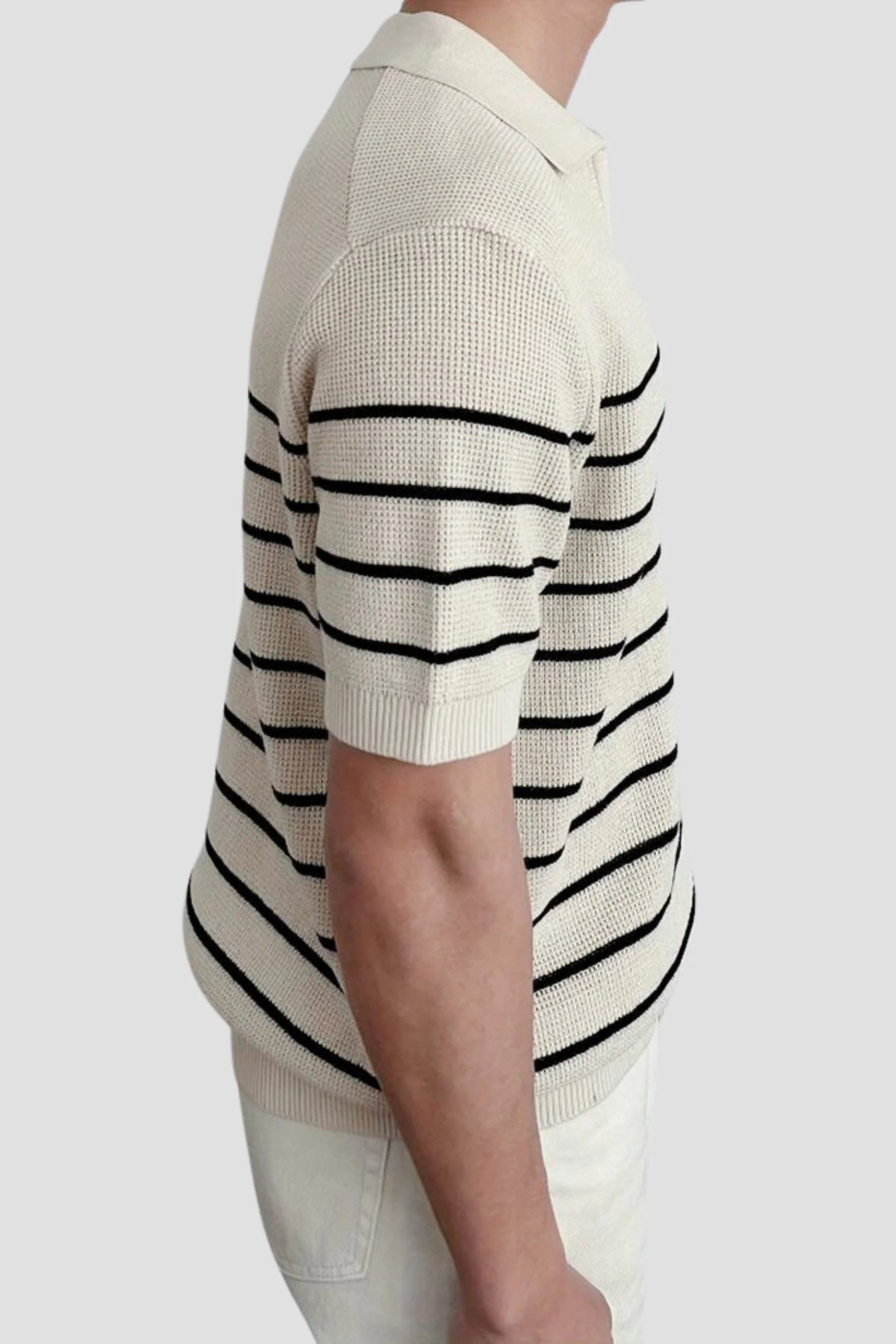 Gestreiftes Herrenpoloshirt mit kurzen Ärmeln – Zeitlos & Vielseitig - Image 6