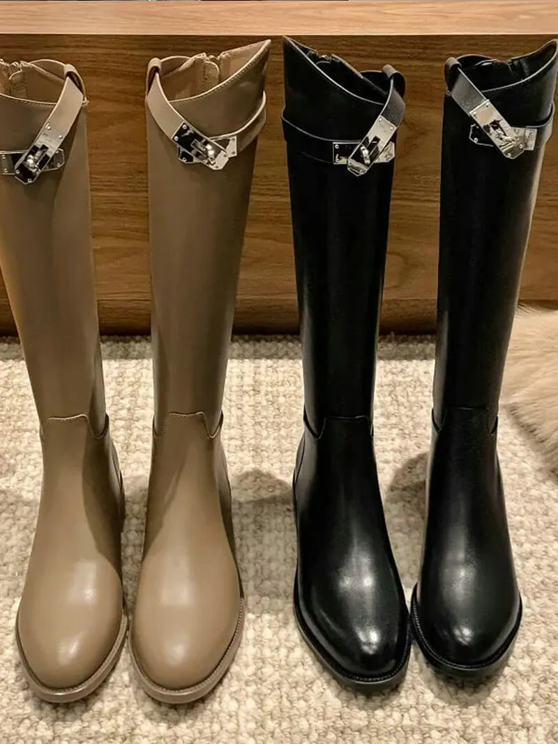 Hailey | Elegante Damenreitstiefel aus Hochwertigem Leder - Image 5