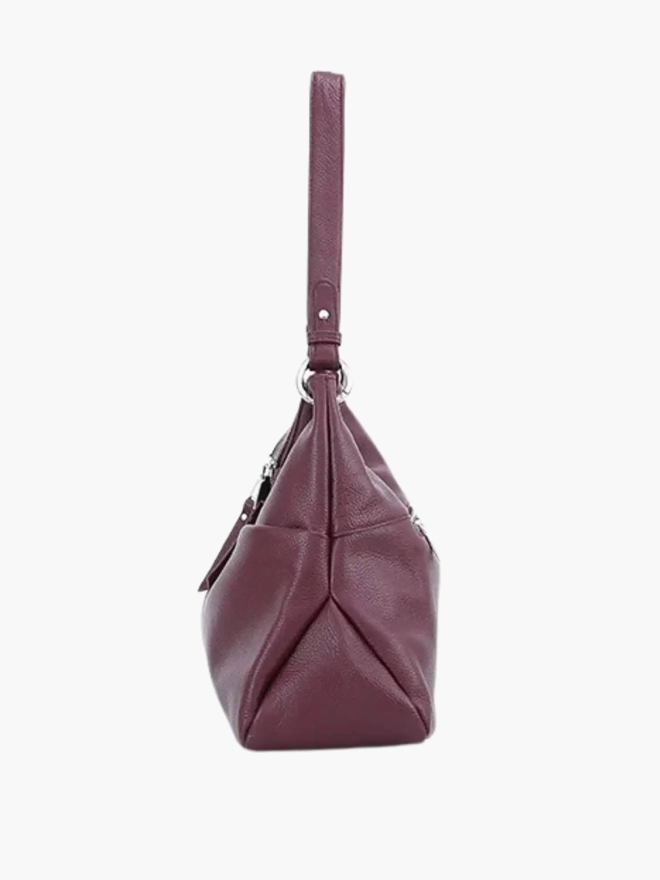 Hannelore| Hobo-Tasche aus weichem Leder mit Reißverschluss - Image 2