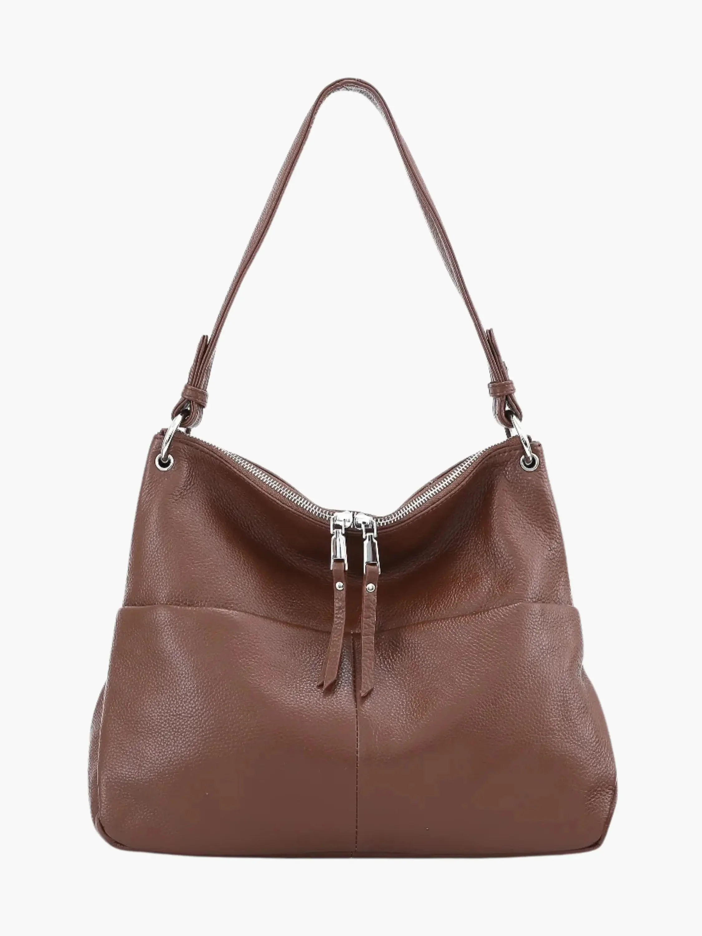 Hannelore| Hobo-Tasche aus weichem Leder mit Reißverschluss - Image 8