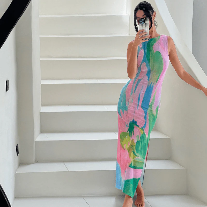 Hannelore | Sensuelles Maxikleid mit Verführerischem Rückenausschnitt - Image 7