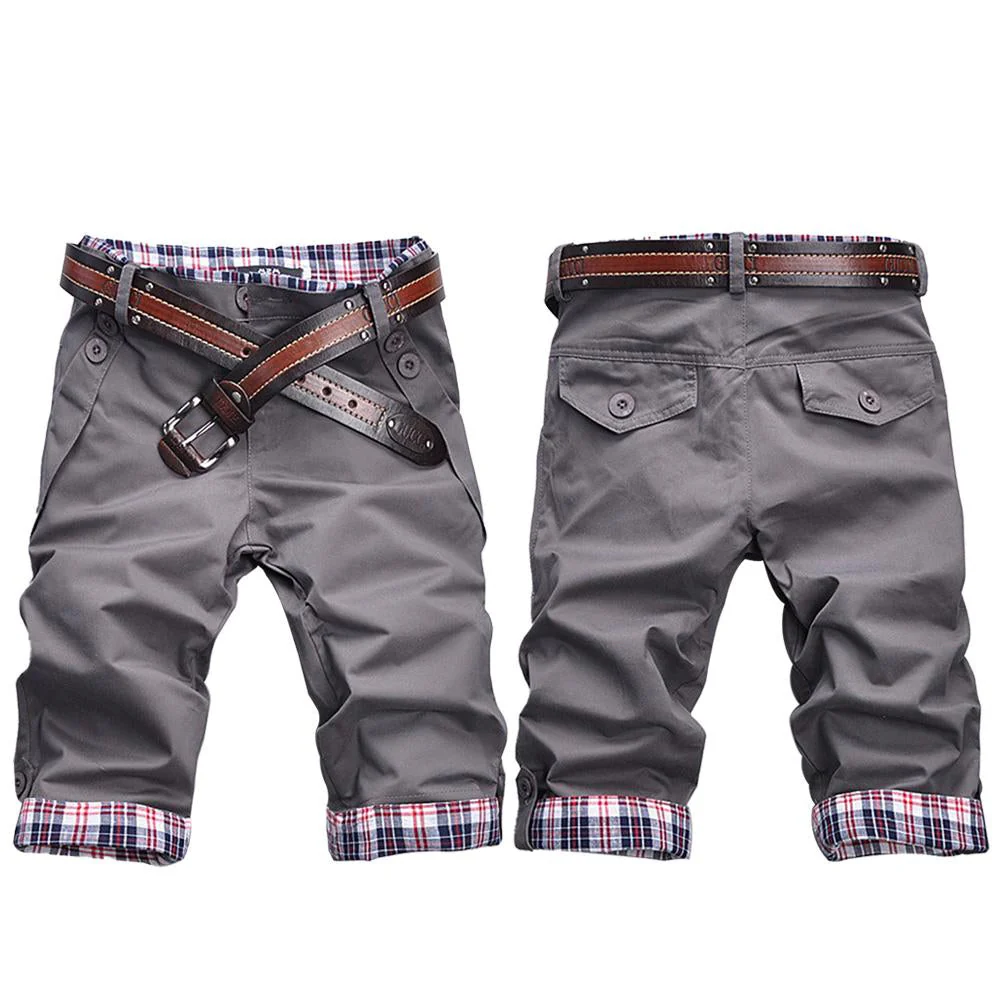 Heidi – Hochwertige Shorts mit Gürtel und Karomuster - Image 10