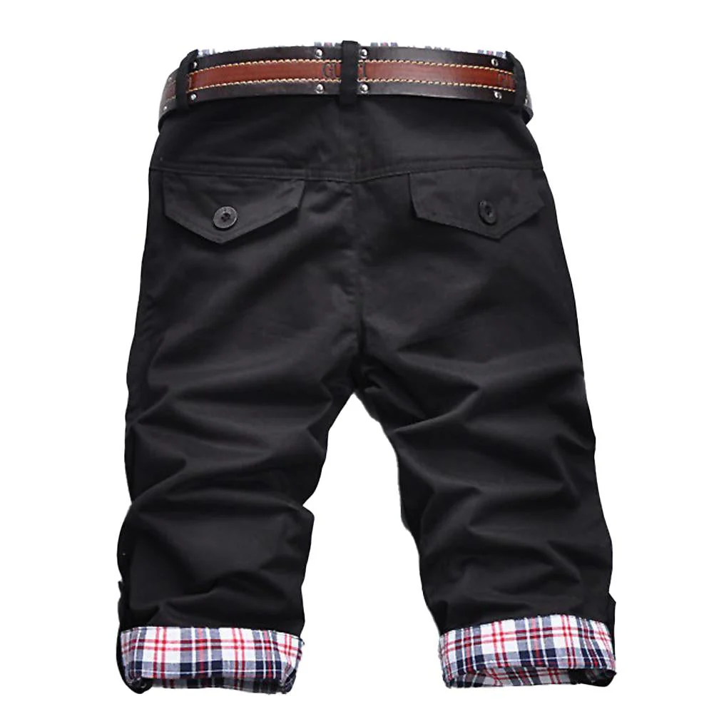 Heidi – Hochwertige Shorts mit Gürtel und Karomuster - Image 15