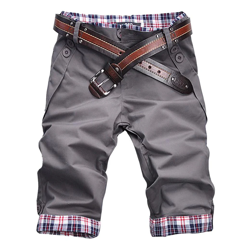 Heidi – Hochwertige Shorts mit Gürtel und Karomuster - Image 5