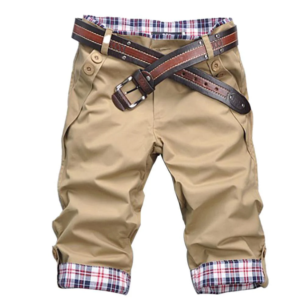 Heidi – Hochwertige Shorts mit Gürtel und Karomuster - Image 9