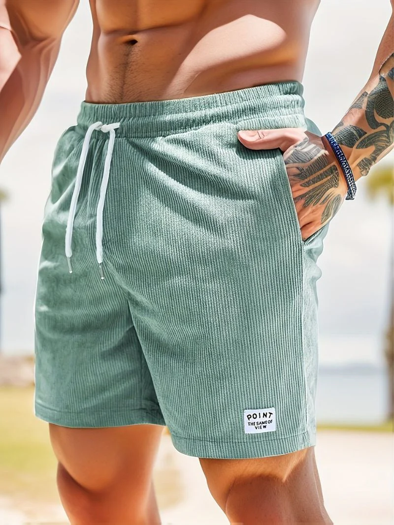 Heidi | Lässige Cord-Herrenshorts mit Kordelzug - Image 5