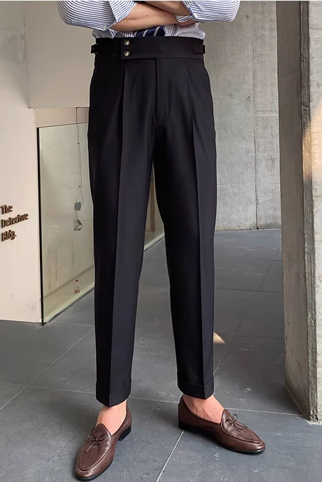 Heidi-Mode - Klassische Faltenhose mit Gürtelschlaufen - Image 10