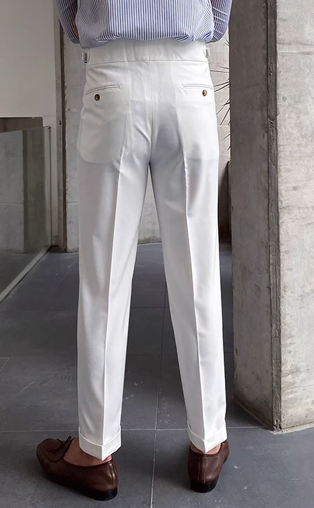 Heidi-Mode - Klassische Faltenhose mit Gürtelschlaufen - Image 5
