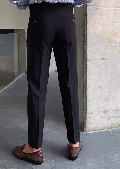 Heidi-Mode - Klassische Faltenhose mit Gürtelschlaufen - Image 6