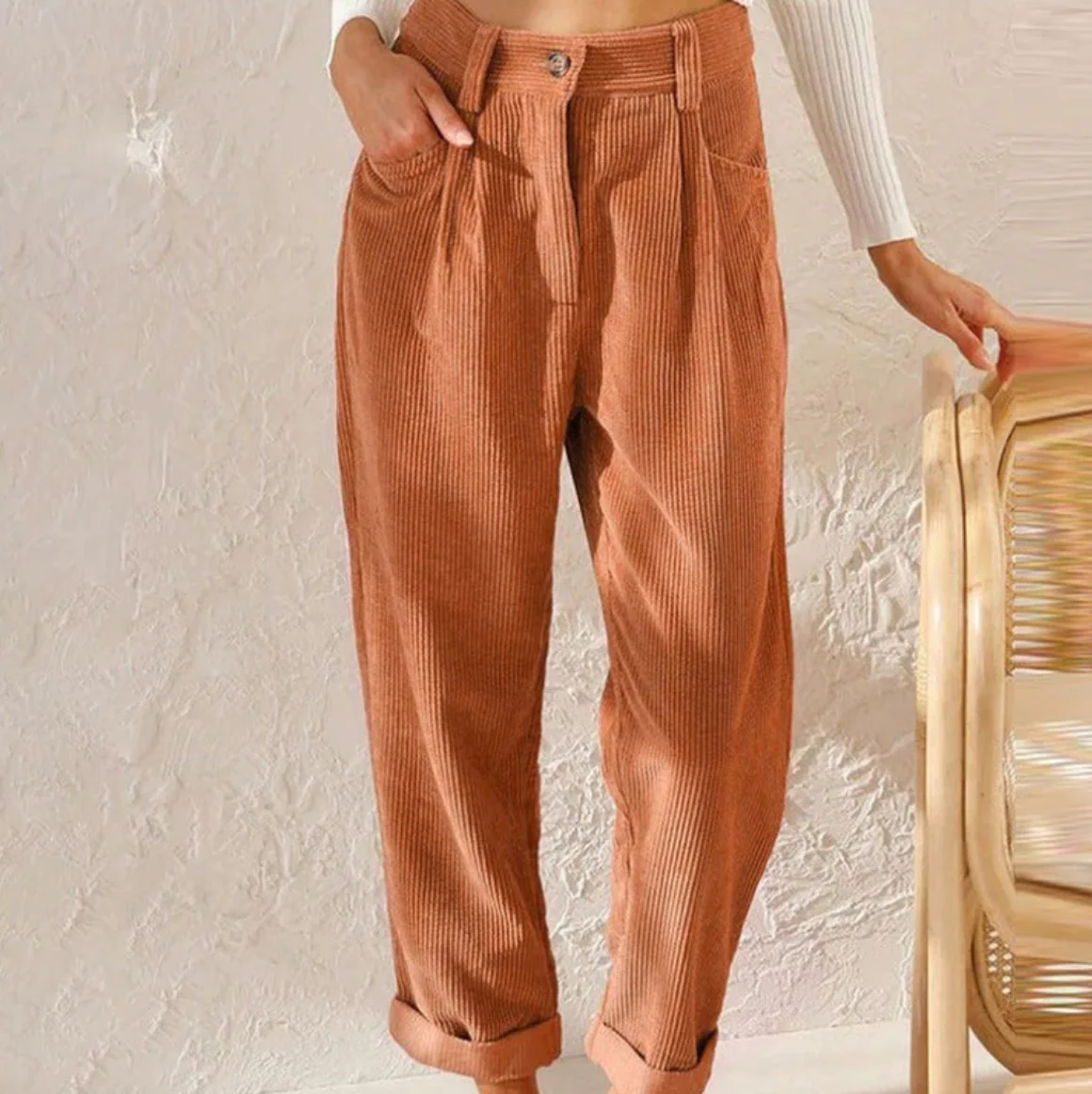 Lässige Freizeithose aus Cord - Image 14