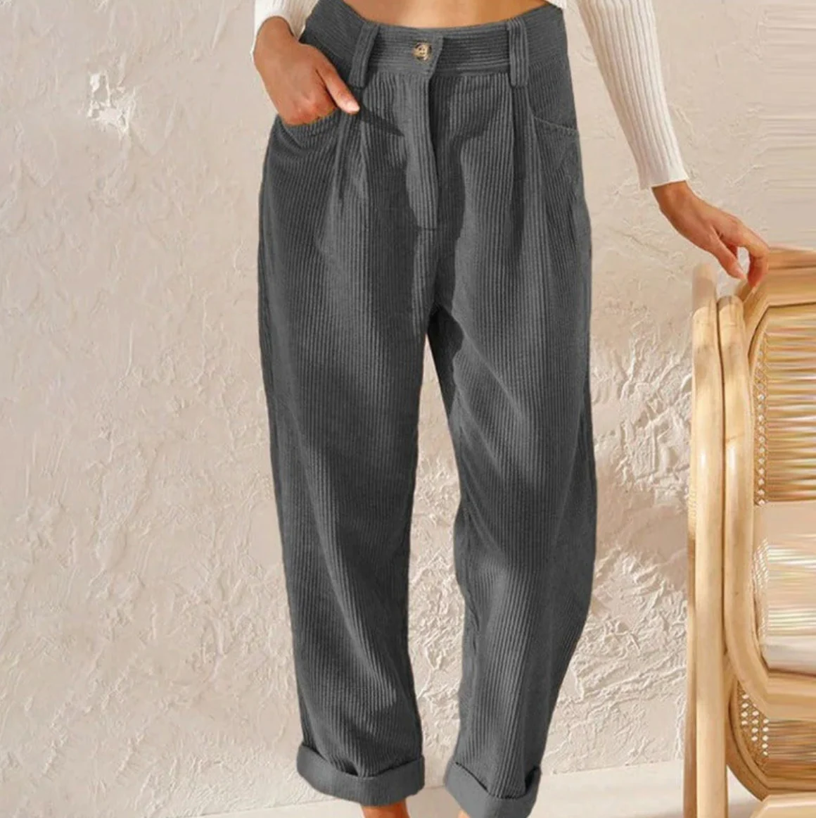Lässige Freizeithose aus Cord - Image 15