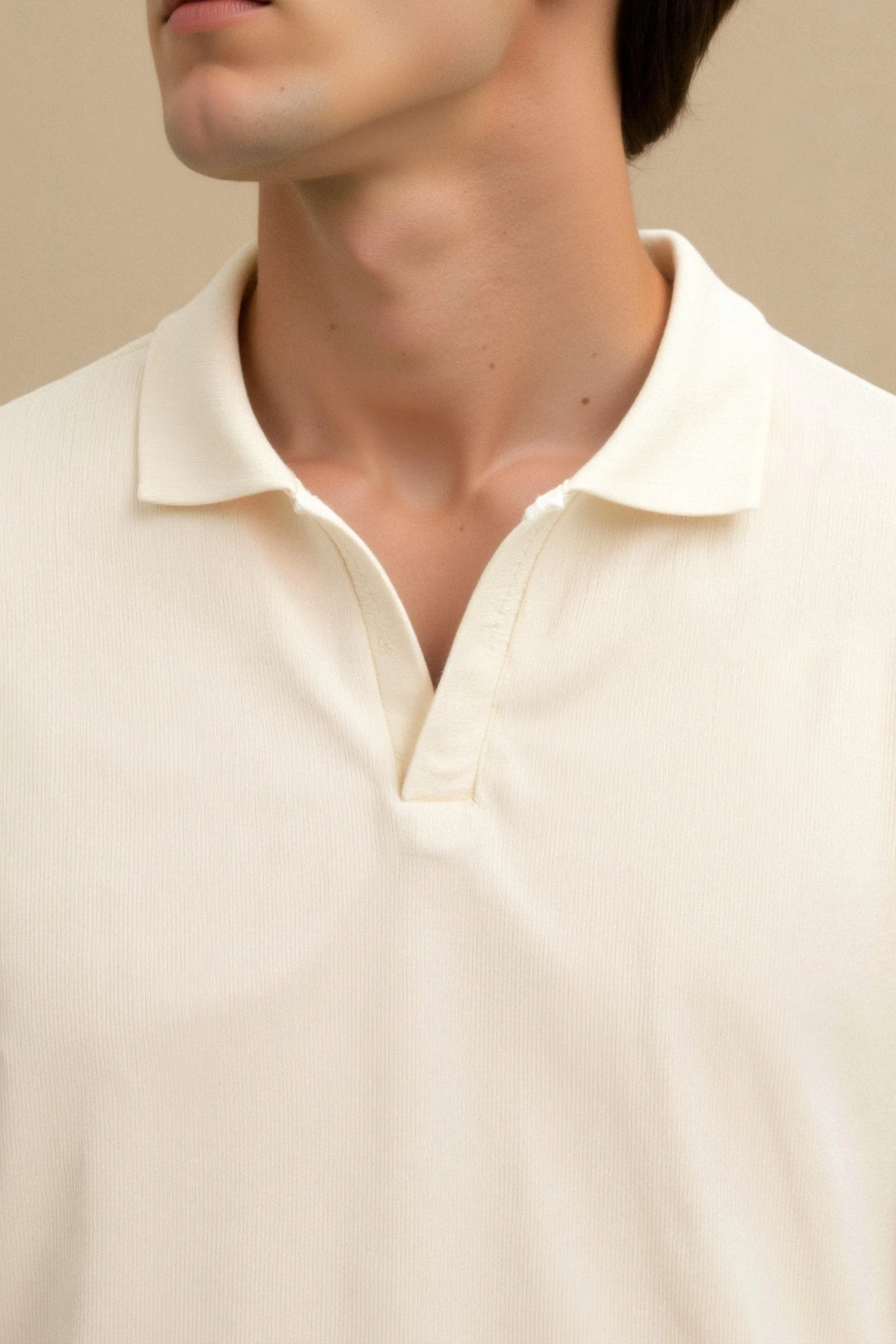 Herren Poloshirt in Beige – Elegant & Zeitlos - Image 6