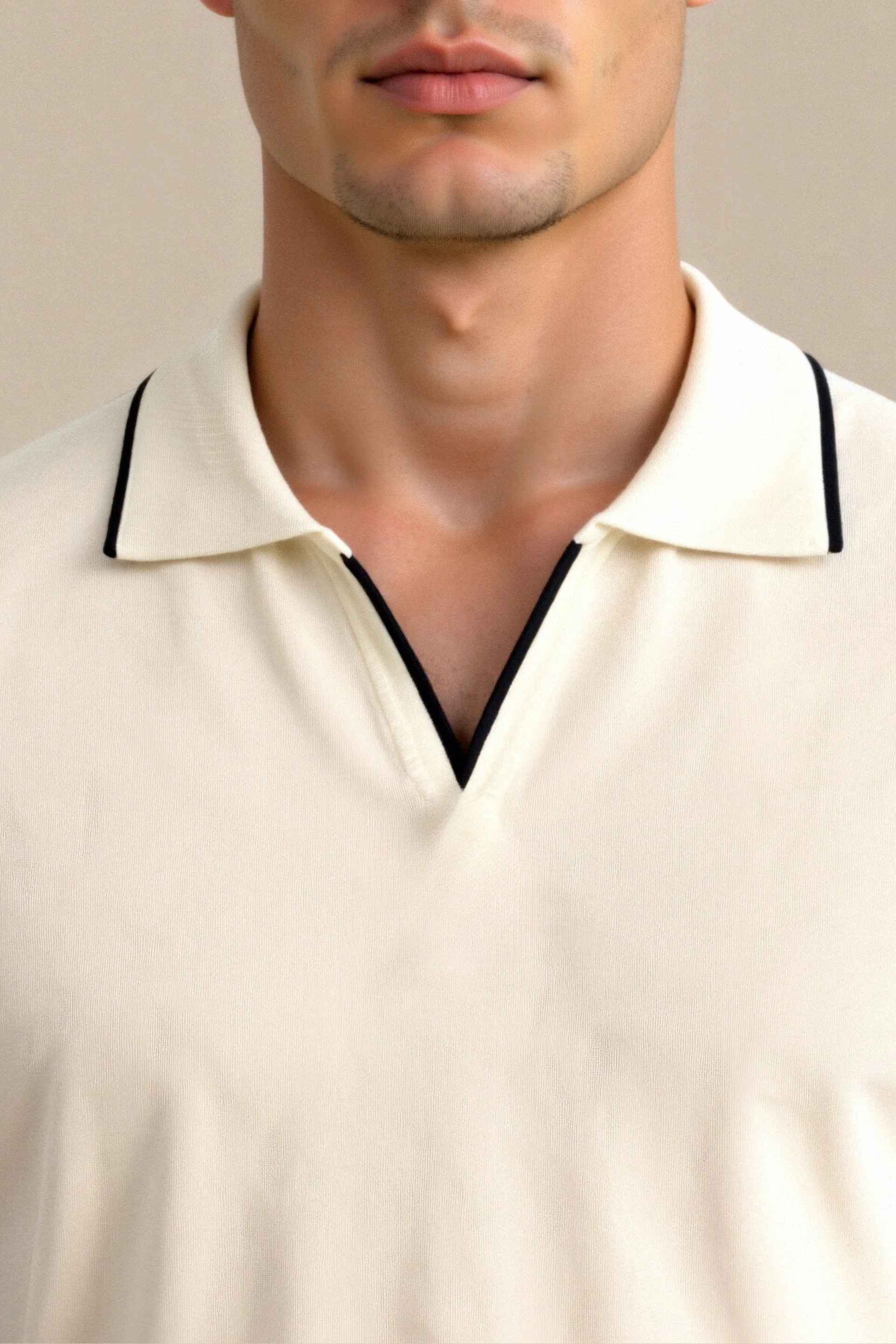 Herren Poloshirt mit Kontrastdetails – Elegant & Modern - Image 5