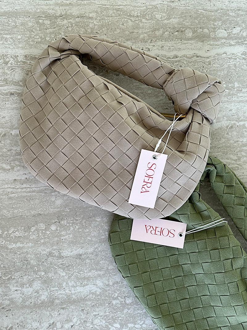 Ilyse | Geflochtene Mini-Tasche aus Wildleder - Image 17