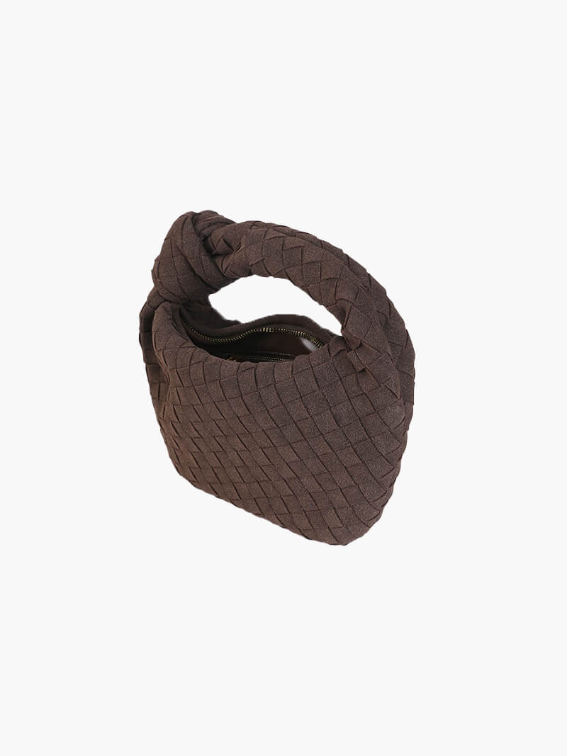 Ilyse | Geflochtene Mini-Tasche aus Wildleder - Image 2