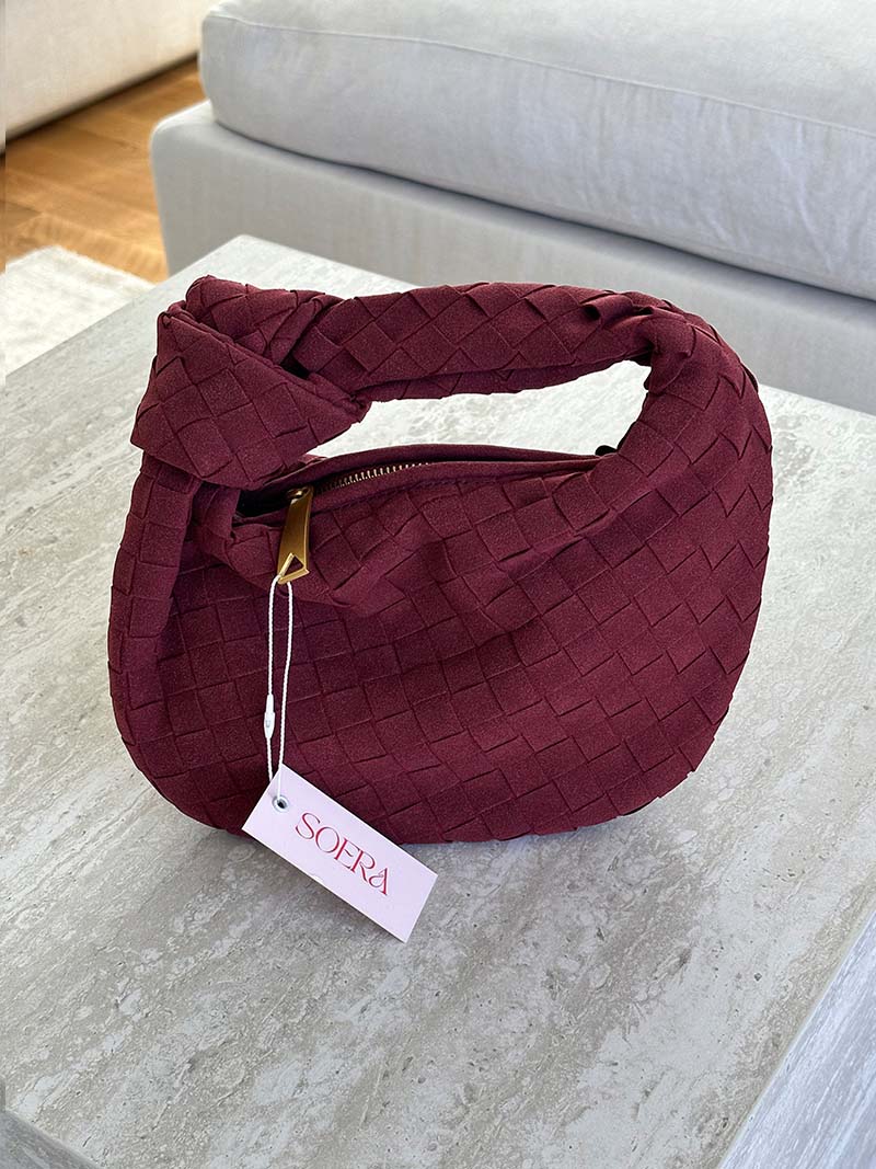 Ilyse | Geflochtene Mini-Tasche aus Wildleder - Image 20