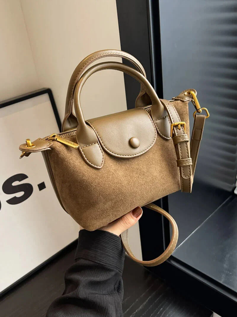Jaque | Stilvolle Mini-Tasche aus Wildleder - Image 7