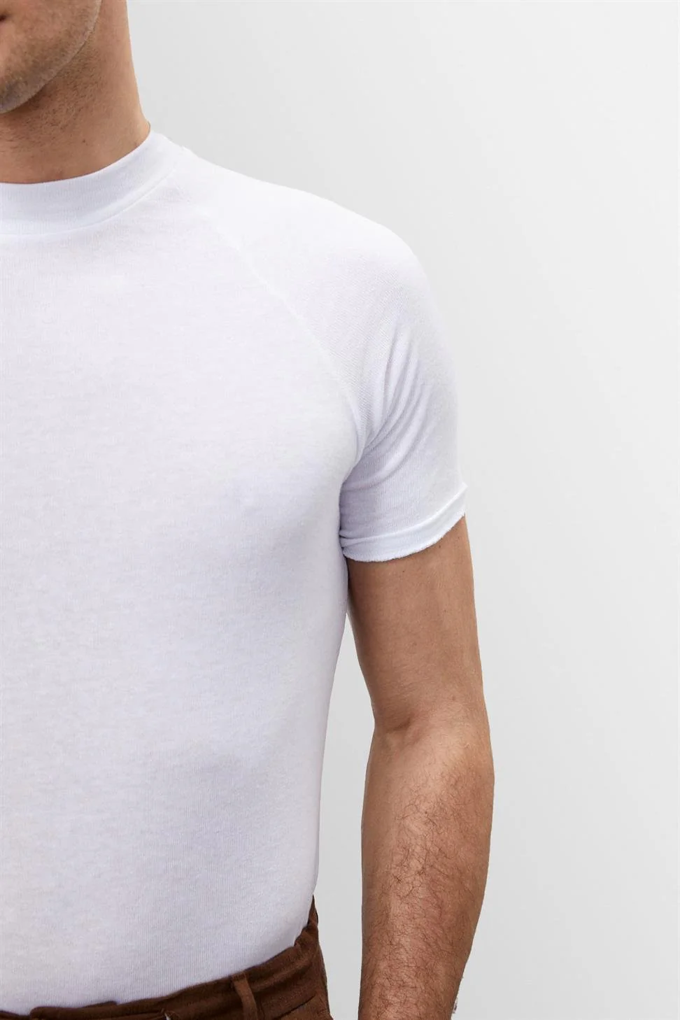 Joachim | Klassisches Slim-Fit Weißes T-Shirt für Herren - Image 4