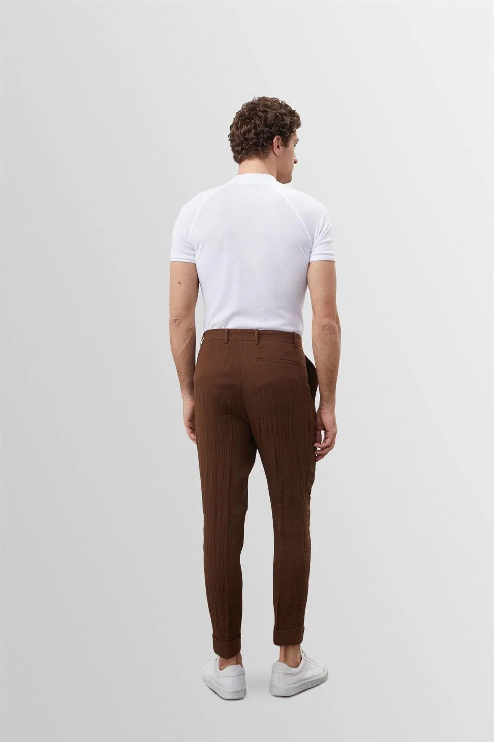 Joachim | Klassisches Slim-Fit Weißes T-Shirt für Herren - Image 5