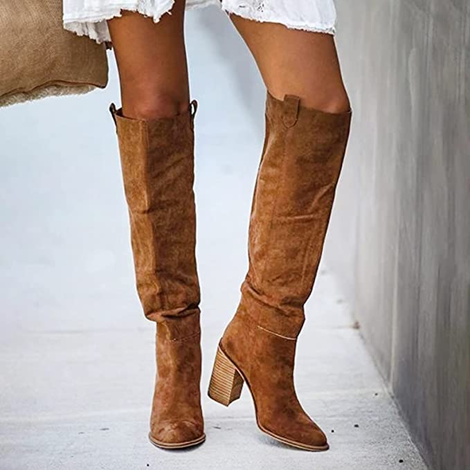 Julia | Trendige Damenstiefel mit Blockabsatz - Image 12