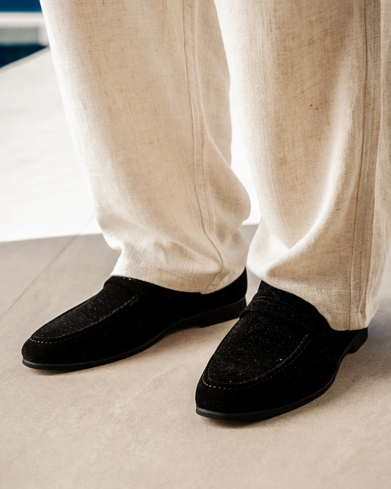Julian | Old Money Casual Business Wildleder Slipper für Männer - Image 2