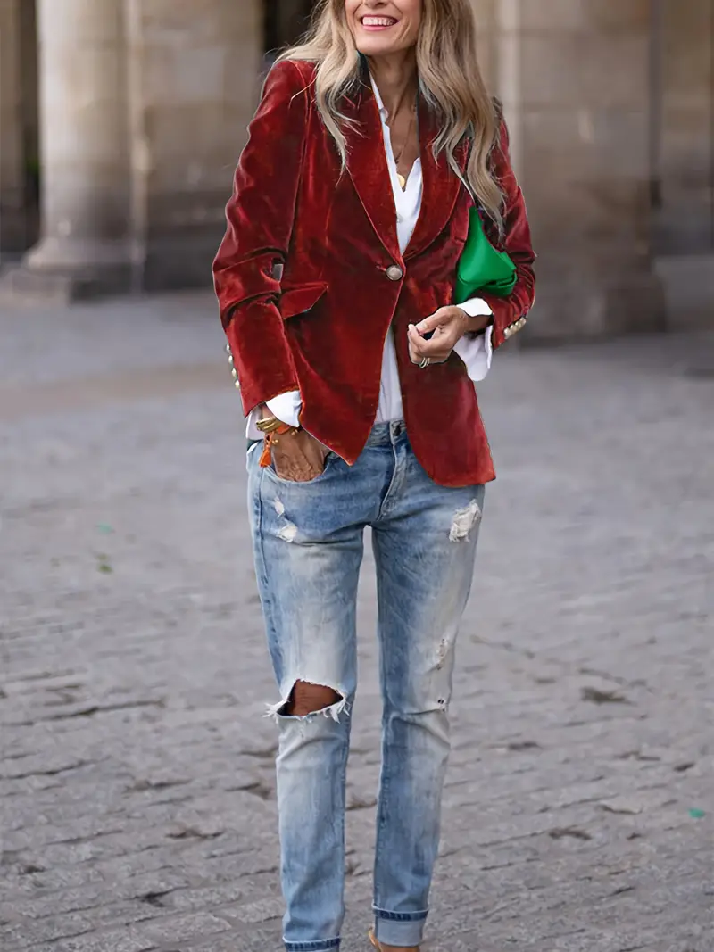 JULISSA | ELEGANTER VELVET BLAZER - Image 19