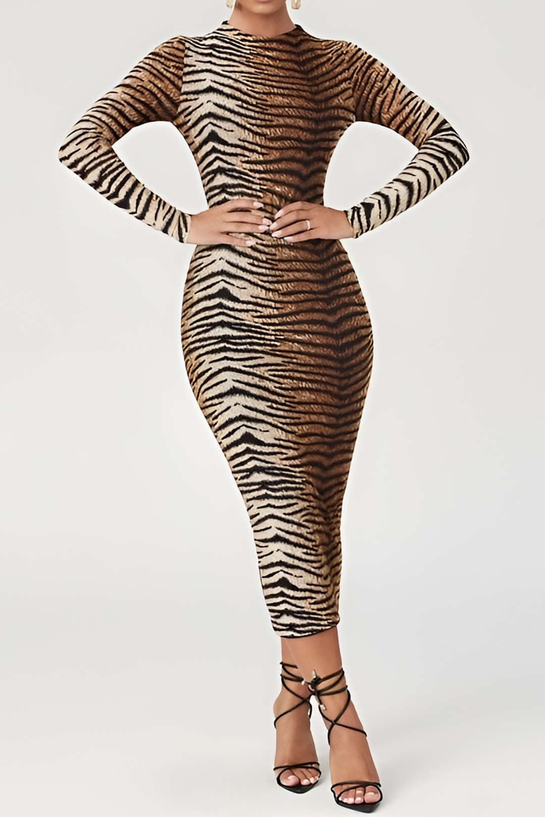 Leona | Elegantes Midikleid mit Leopardenmuster – Wild & Stilvoll - Image 6