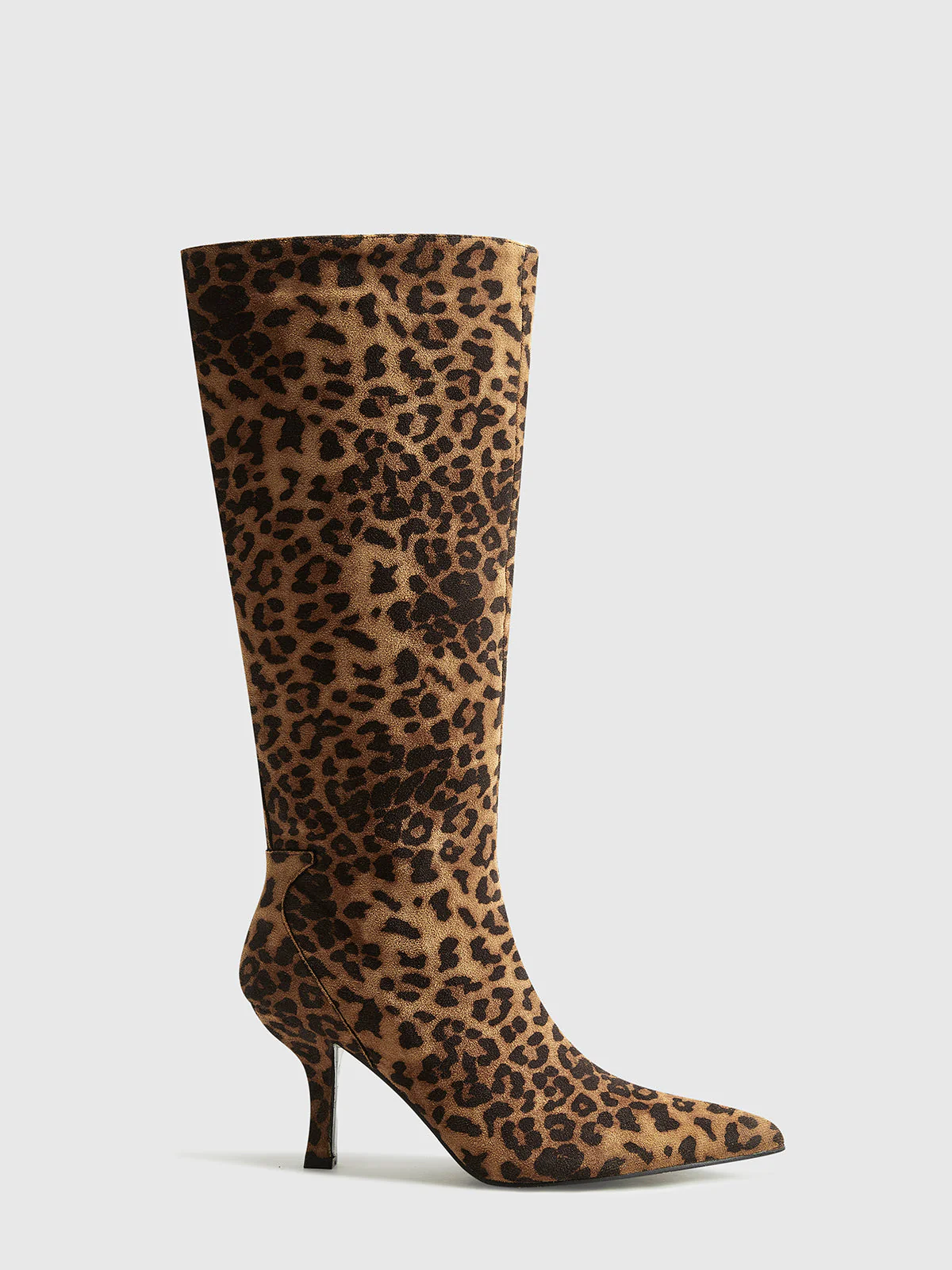 Leona | Kniehohe Stiefel mit Leopardenmuster - Image 2