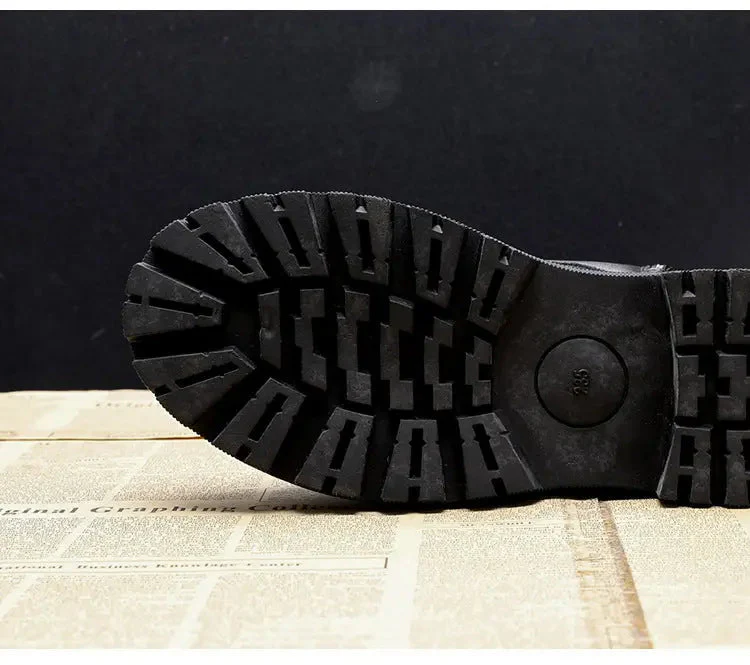 Lia | Schwarze gefütterte Schnürschuhe mit Profilsohle - Image 5