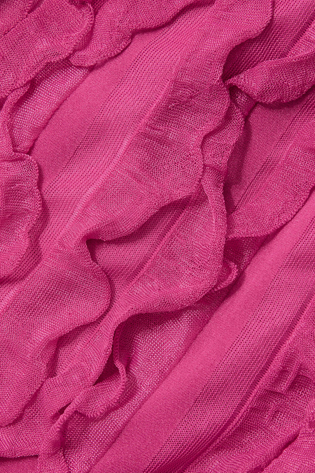 Liana | Sexy Transparente Mini-Kleid mit Falten & Tiefem Ausschnitt - Image 4