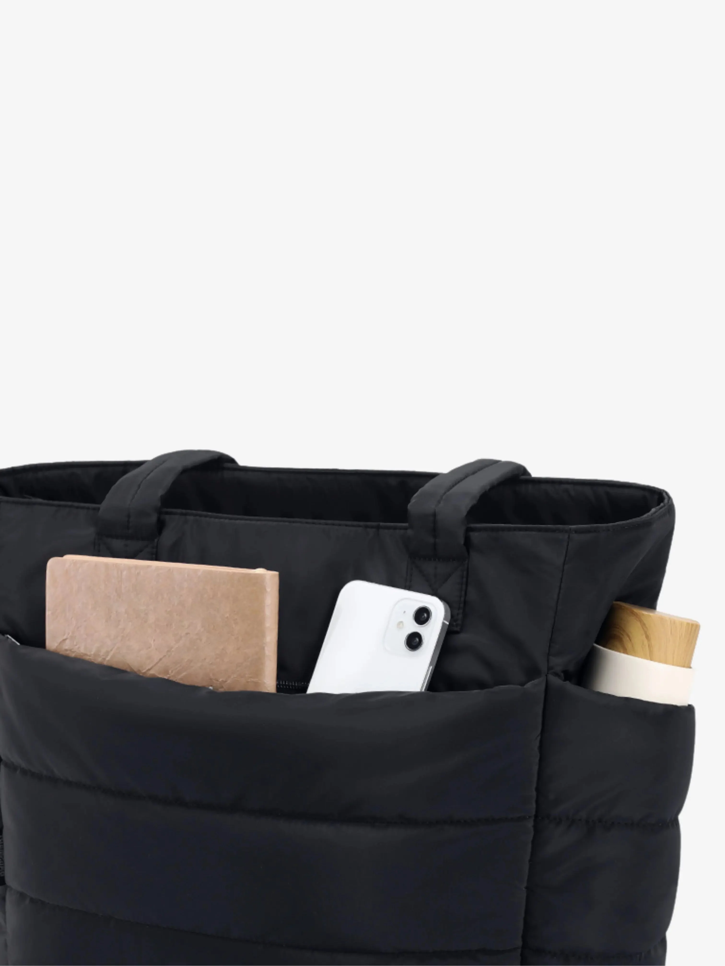 Lily | Gepolsterte Handtasche mit Steppdesign und Seitentaschen - Image 3