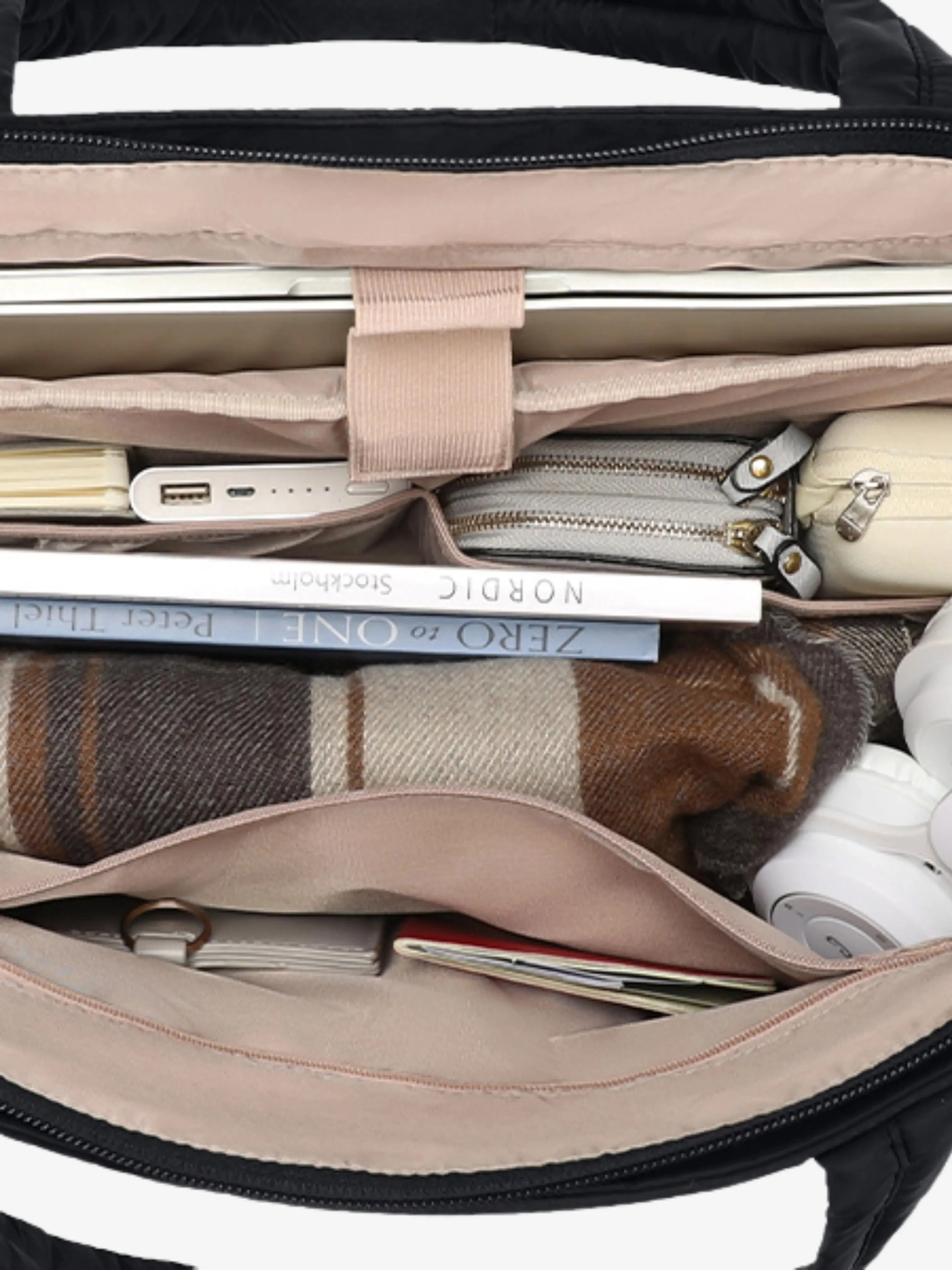 Lily | Gepolsterte Handtasche mit Steppdesign und Seitentaschen - Image 5