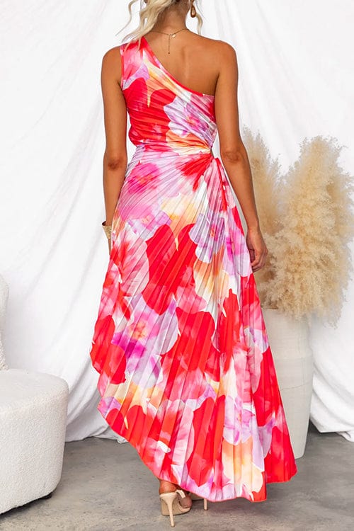 Liselotte | Elegantes Ein-Schulter Blumenkleid – Farbenfrohe Eleganz für Besondere Anlässe - Image 5